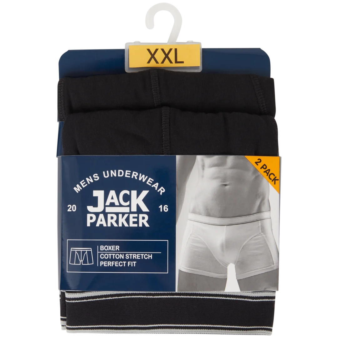 Jack Parker boxershorts Maten XL - XXL | 2 stuks