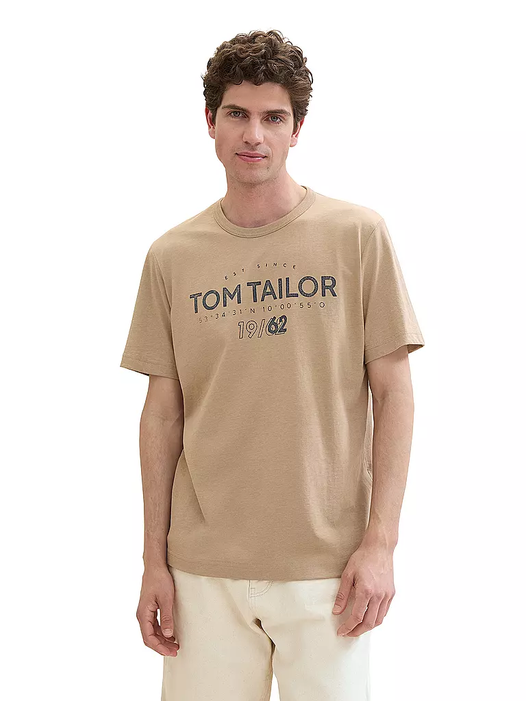 TOM TAILOR T-Shirt  camel