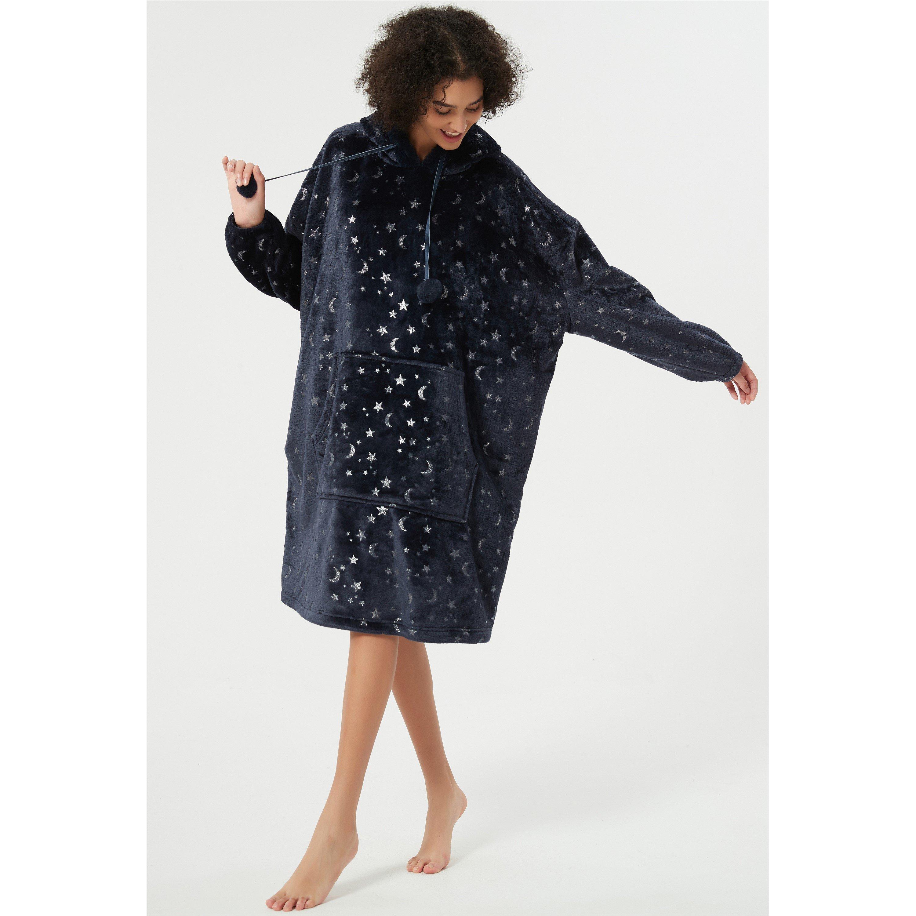 Linea Ladies Foil Star Snuggle Hoodie
