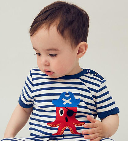 Freds World T-Shirt - Baby - Mandel/Navy