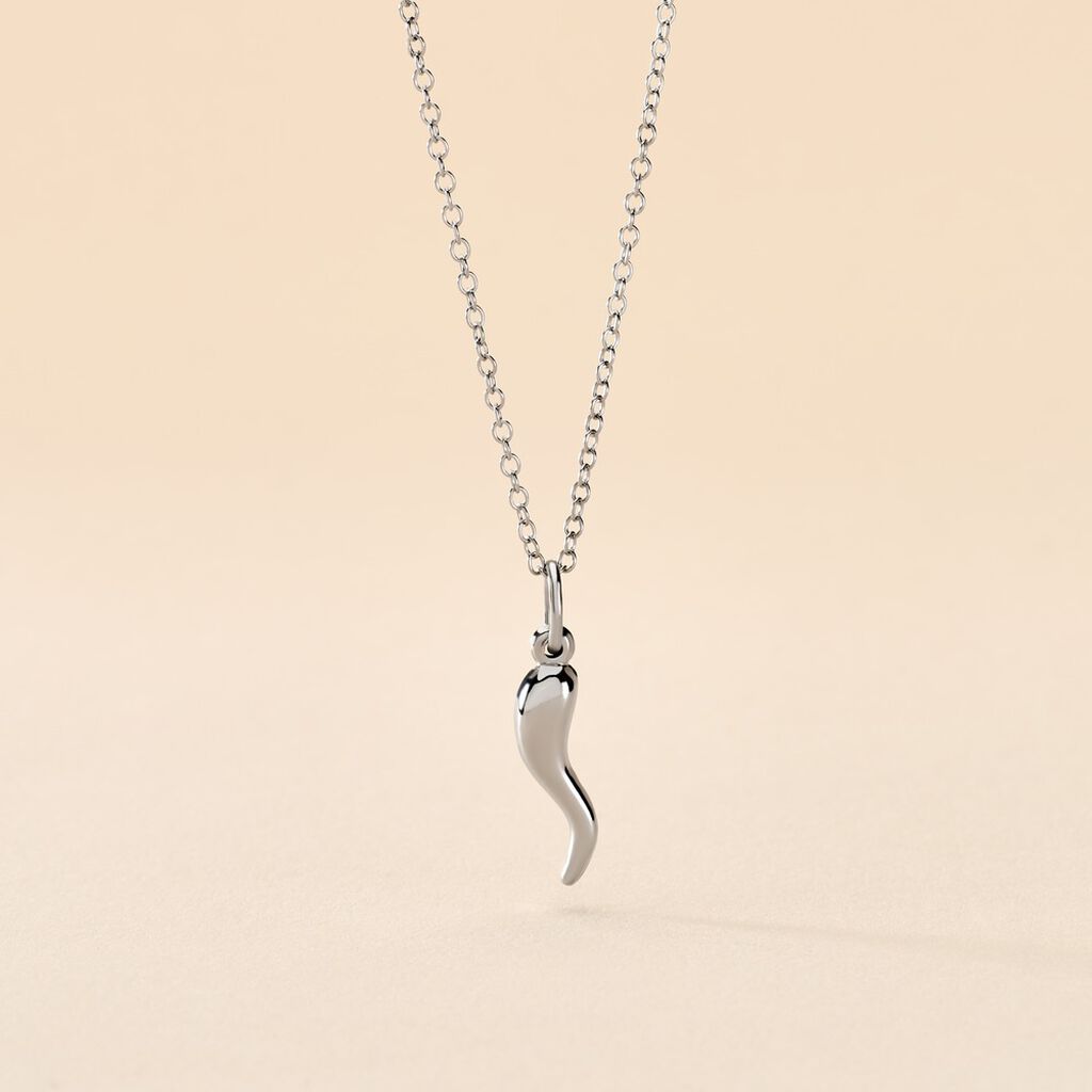 Collier Cornucopia Argent Blanc