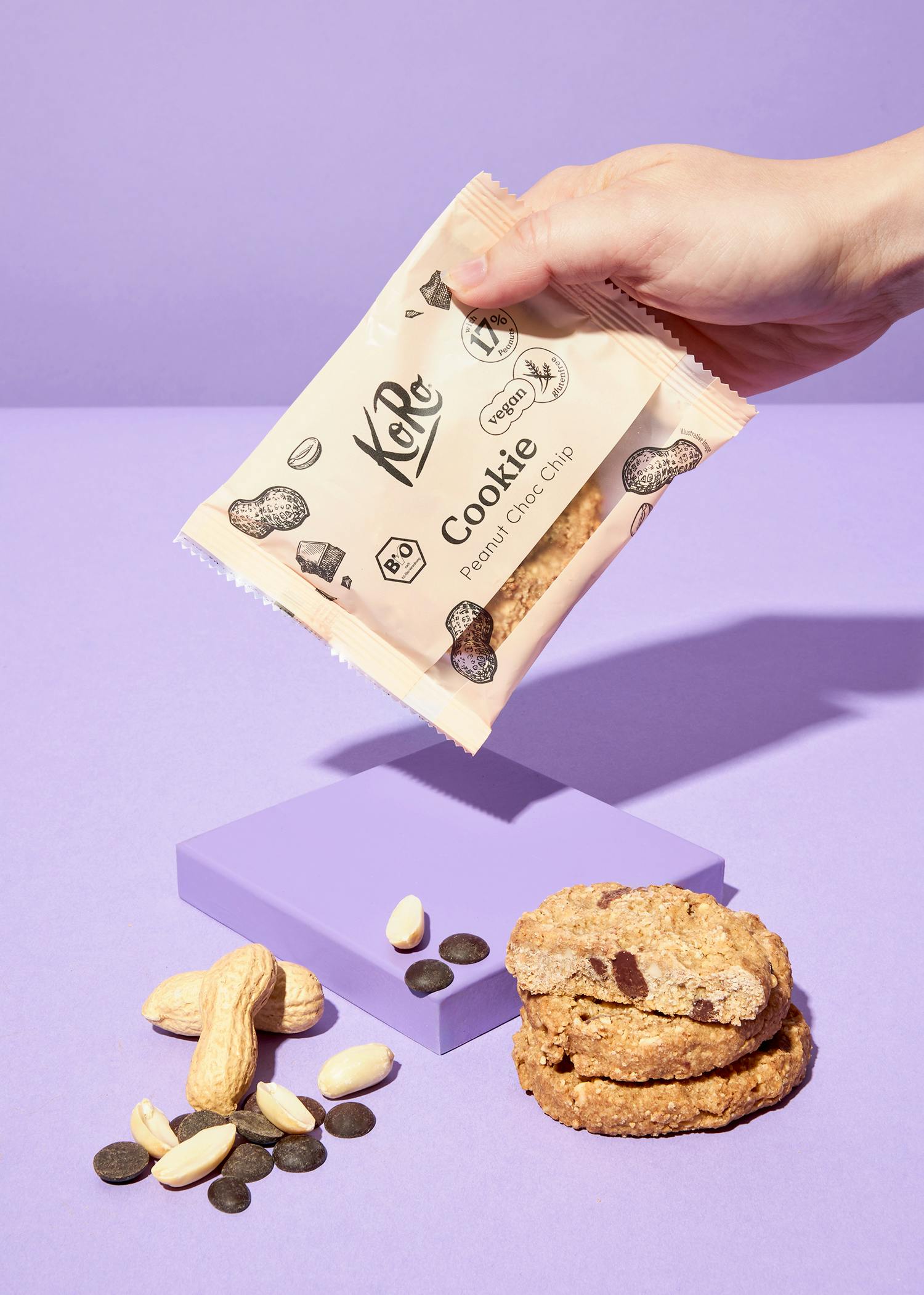 Bio Cookie Peanut Chocolate Chip 50 g