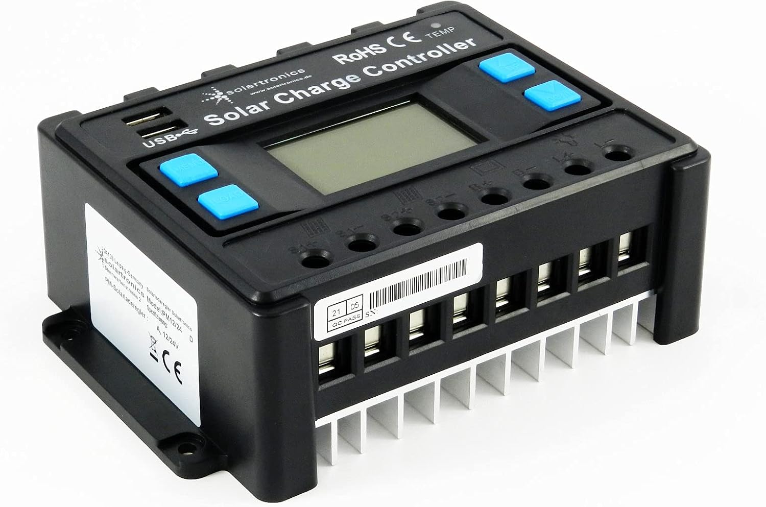 SOLARTRONICS Inselanlage Komplettset: 3x 140W monokristalline Solarmodul + 1500W Wechselrichter + 20A Laderegler + PV Kabel + Solarstecker