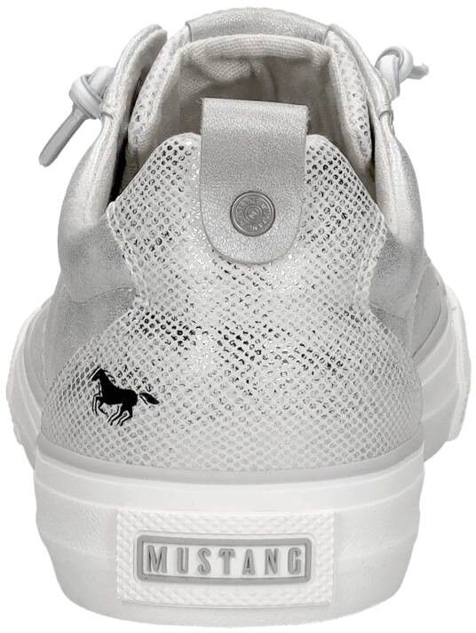 Mustang Veterschoenen Laag zilver