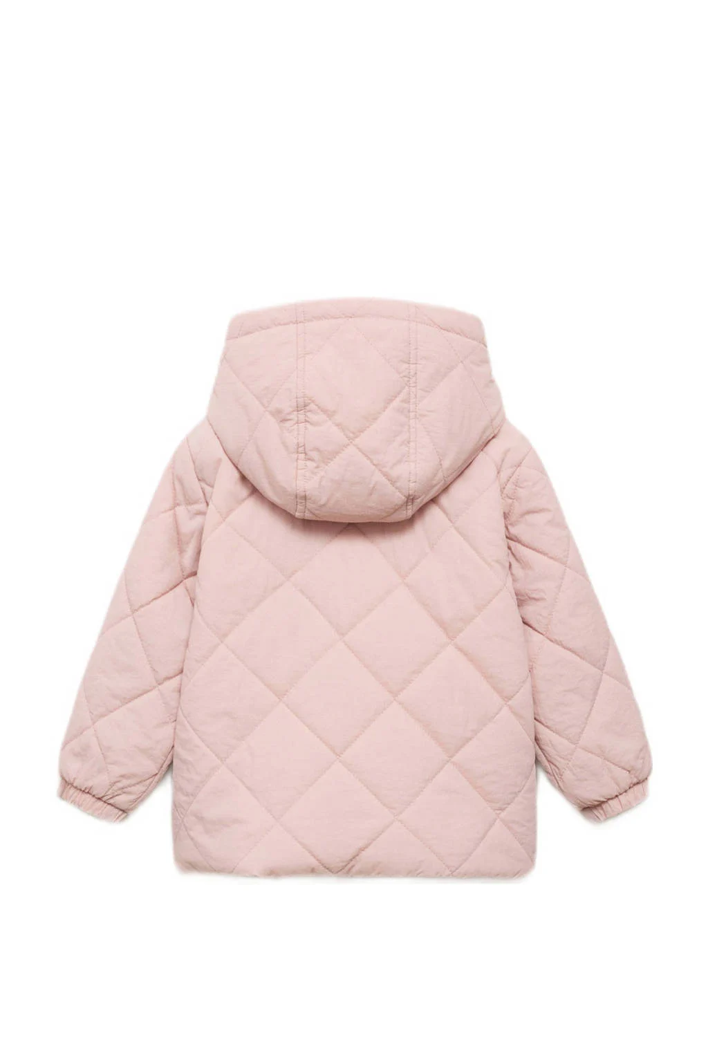 Mango Kids gewatteerde jas herfst lichtroze