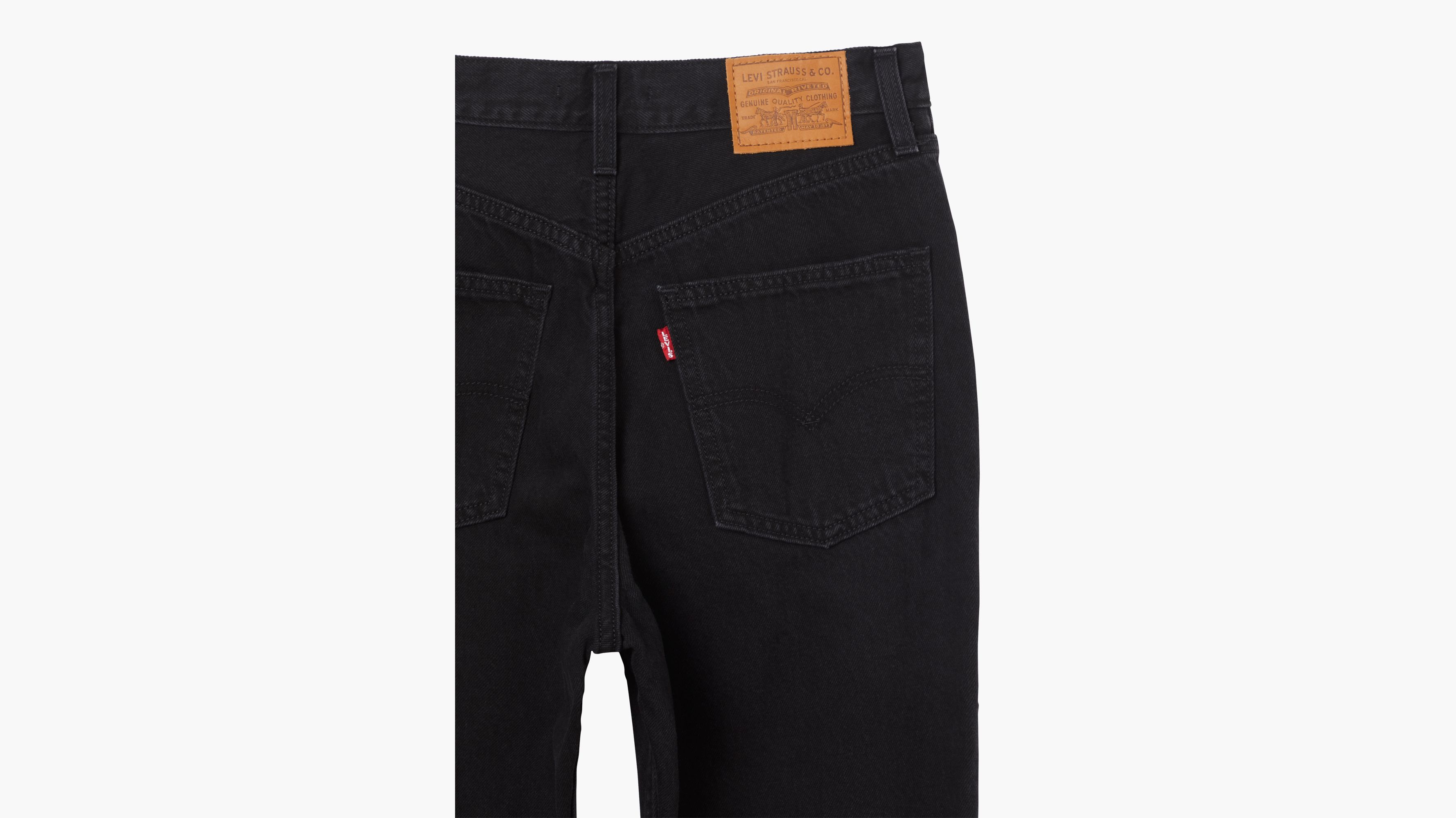 Jean droit taille haute ’70 slim - Trainwreck - Noir
