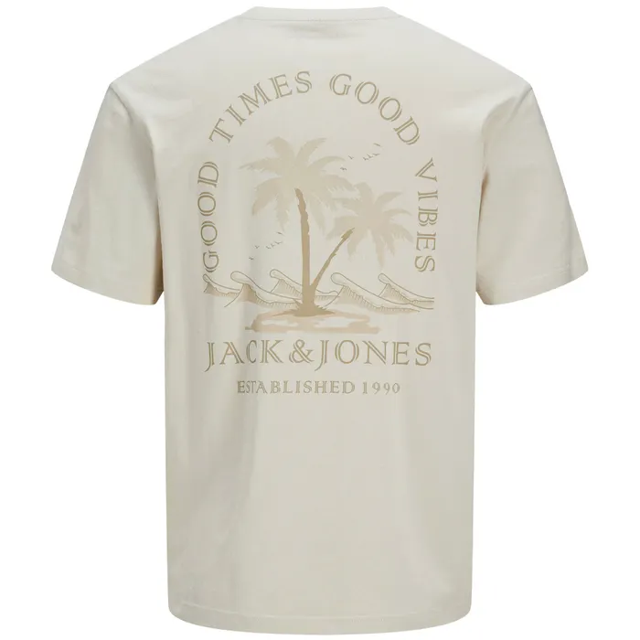 Jack & Jones Summer Vibes Crew Shirt Heren (plussize)