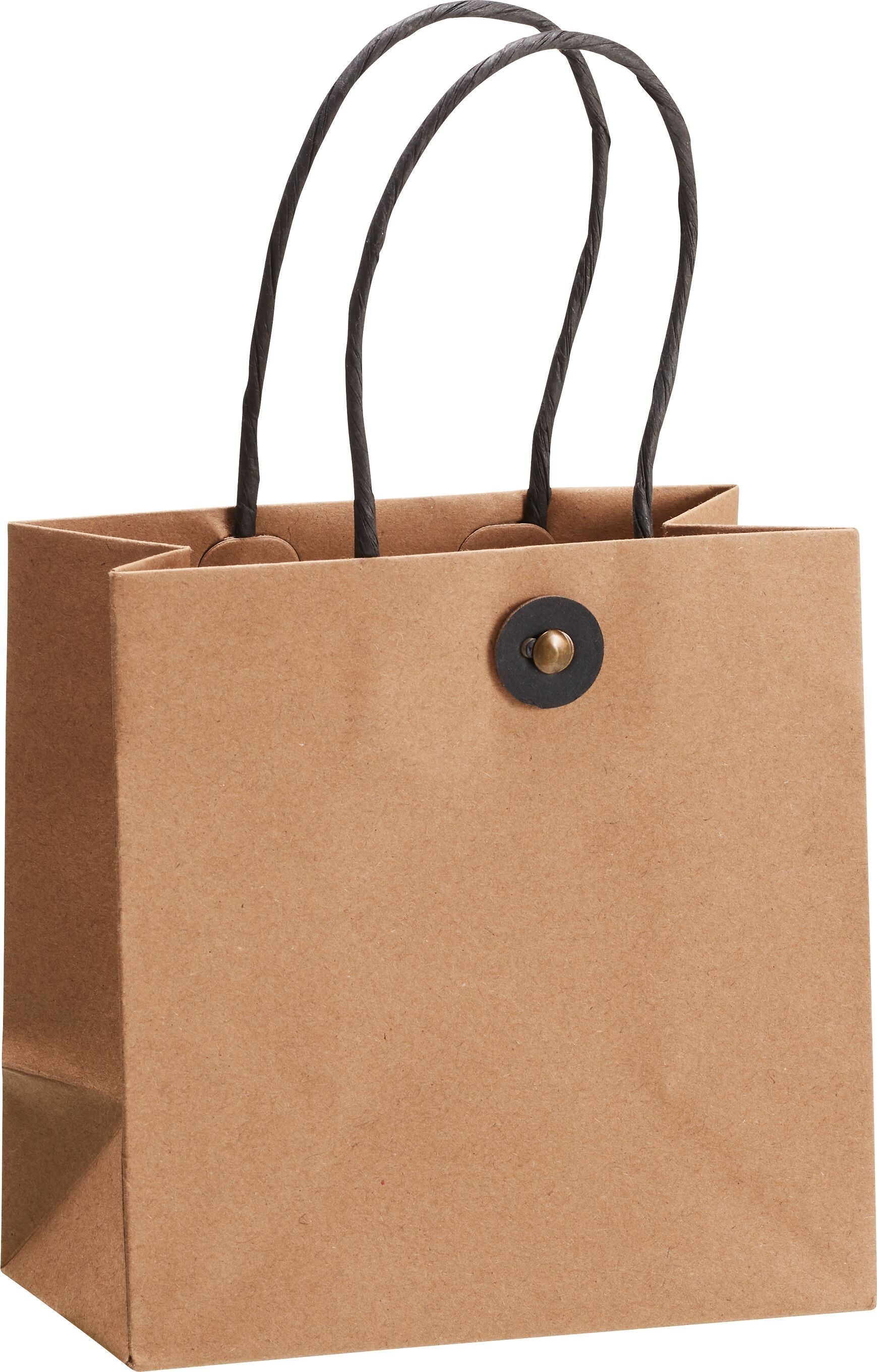 BASIC Geschenktasche - Natur / B: 14.0 cm x T: 8.0 cm x H: 14.0 cm