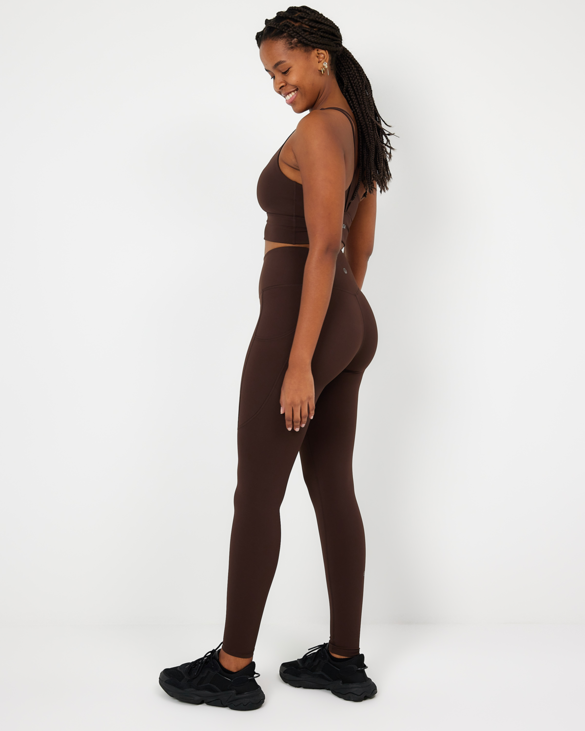 Eyda Ellie Ultralight Pocket Tights Brown