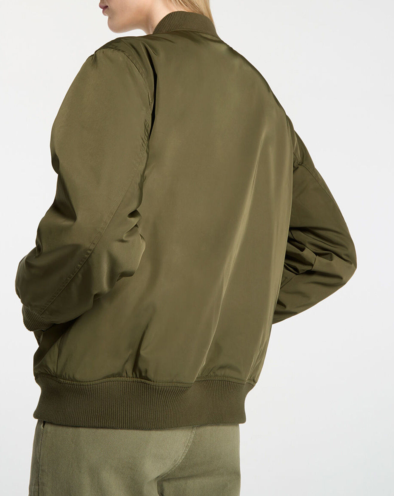 Galeries Lafayette Blouson bombers Ridley vert kaki