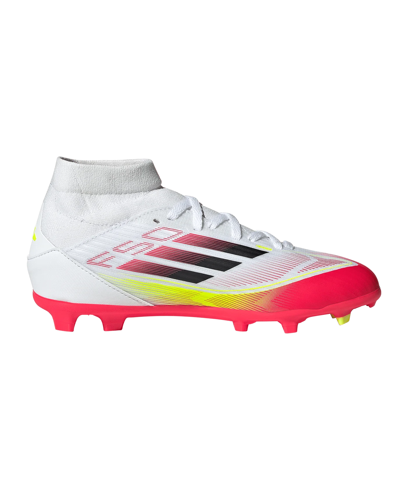 adidas F50 League Mid FG Pure Victory Kids Weiss