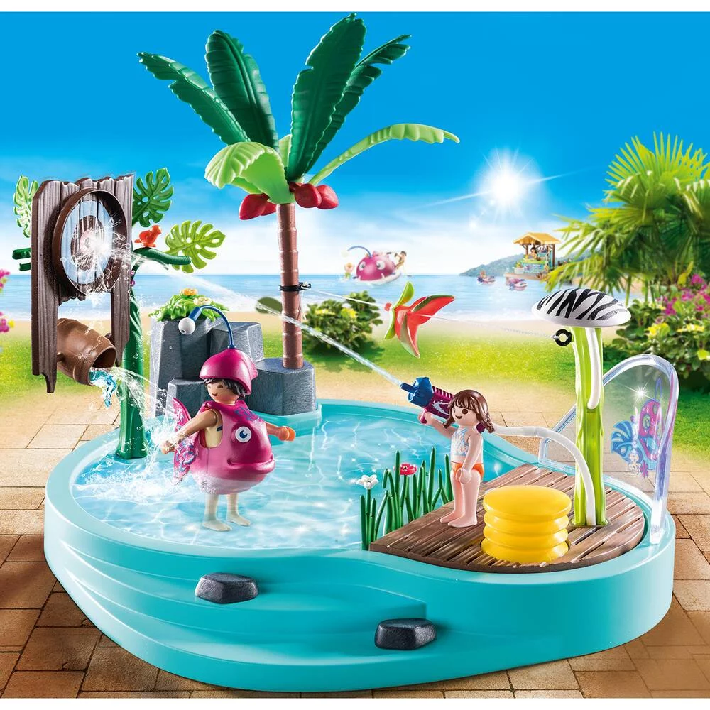 PISCINE AVEC JET D'EAU FAMILY FUN  - 70610