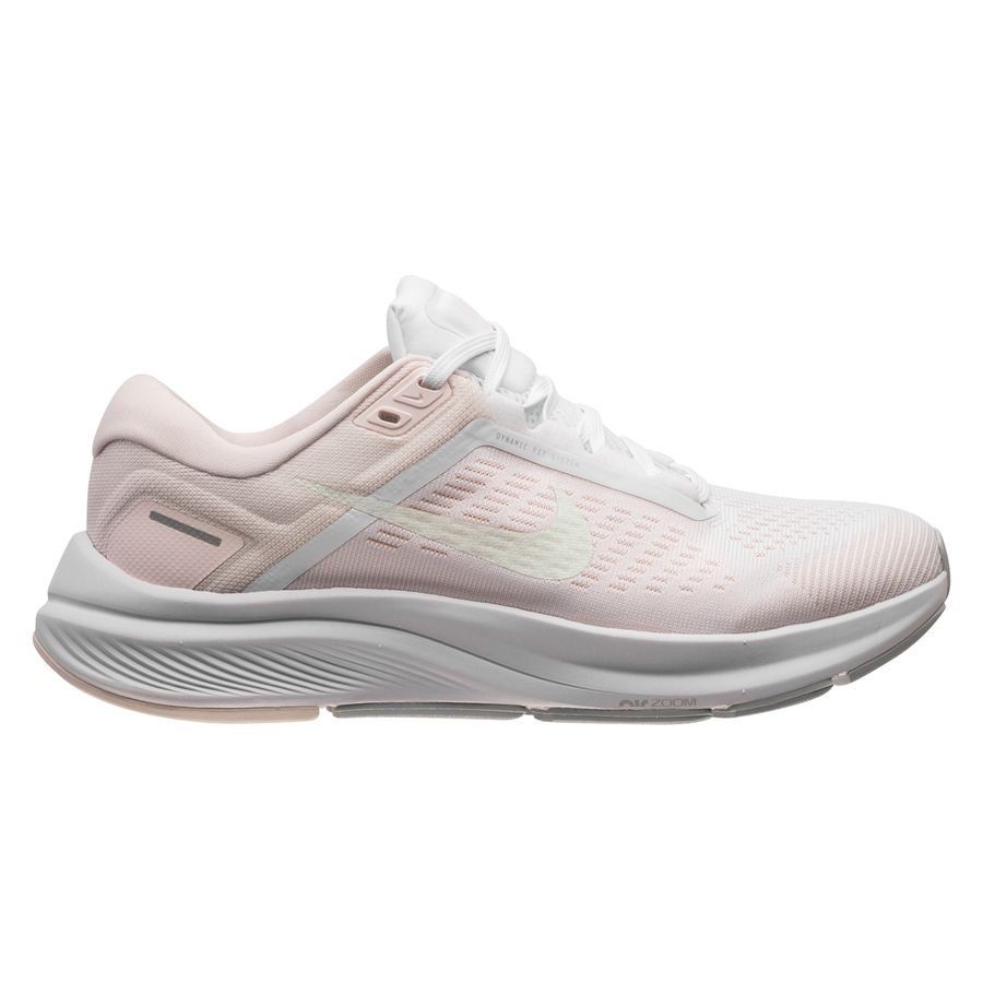 Nike Chaussures de Running Zoom Structure 24 - Blanc/Rose Clair Femme