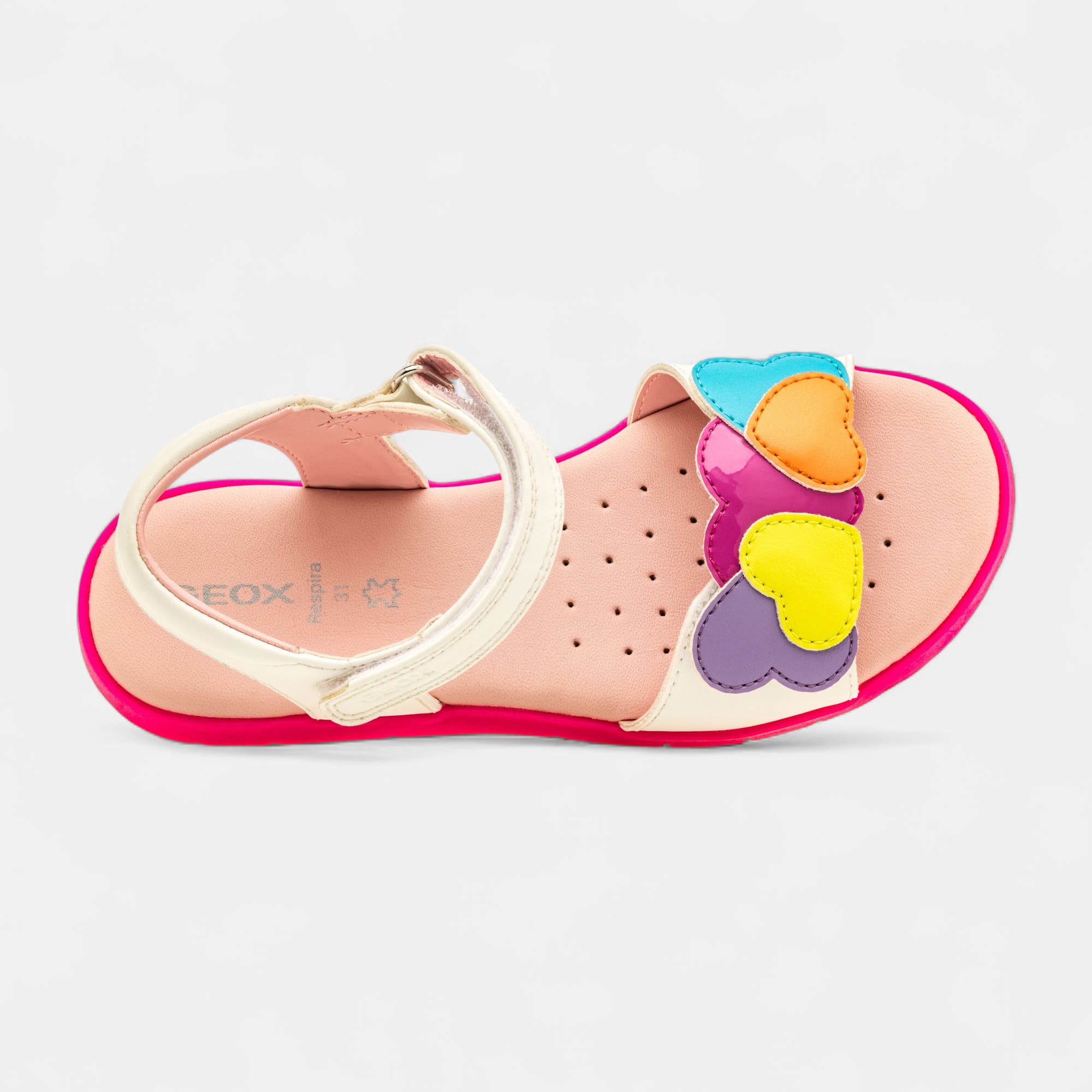 Nu-pieds Fille multicolore