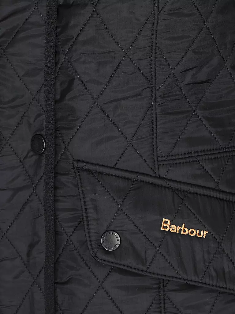 BARBOUR Leichtsteppjacke CAVALRY POLARQULIT schwarz