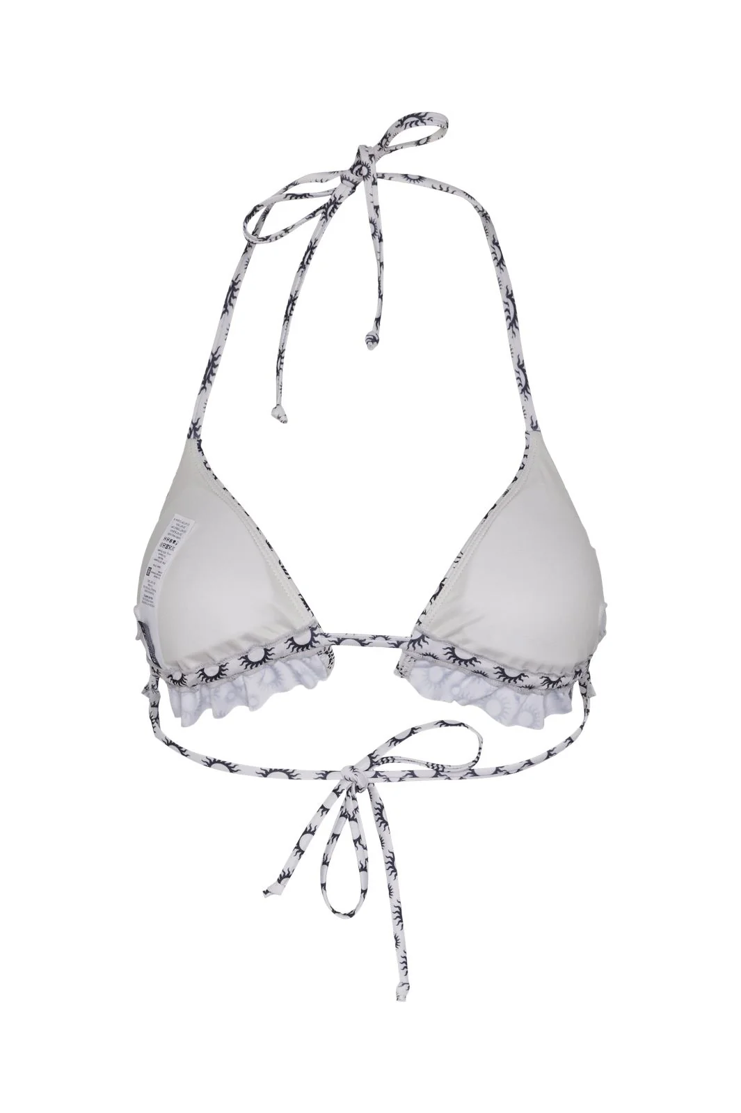 Pieces Pcamanda Bikini Triangle Top Sww 4431821 eggnog solar print