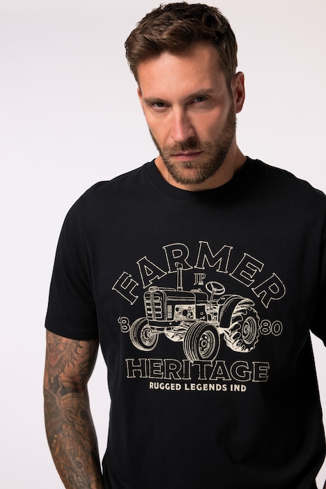 JP 1880 T-Shirt, Workwear, Halbarm, großer Print, bis 8 XL