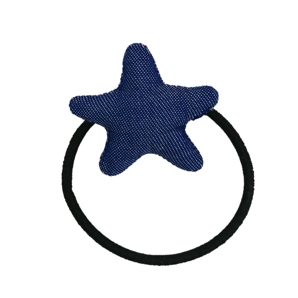 Elastique Cheveux Étoile Jean Fin