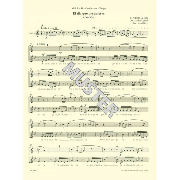 Bärenreiter combocom Tango