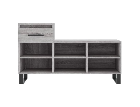 VIDAXL - Armoire à chaussures sonoma gris 102x36x60 cm bois d'ingénie...