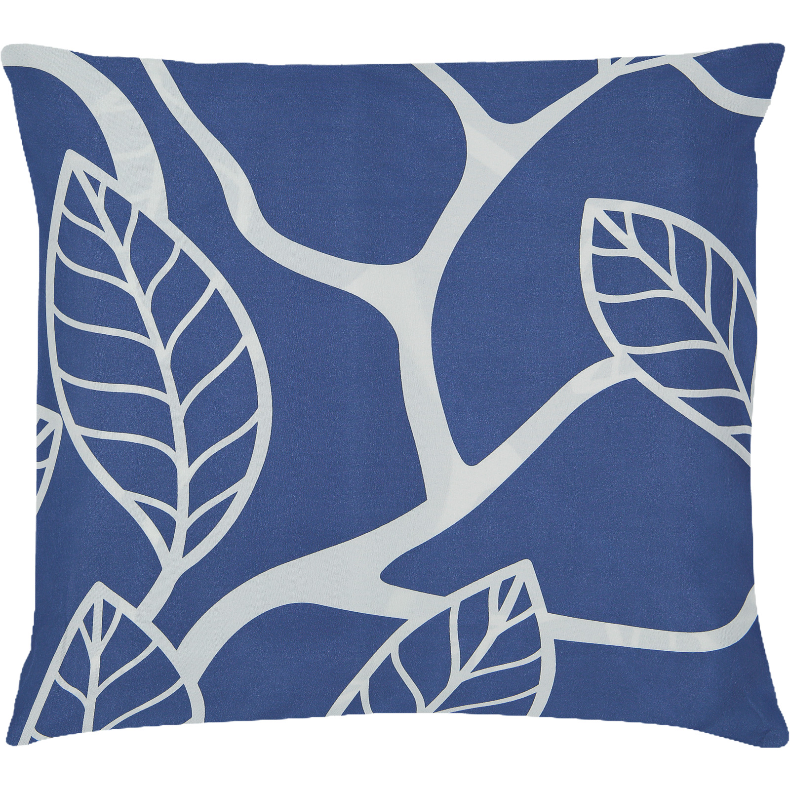 Kissenbezug Polyester Blätter navy 50x70 Kissen