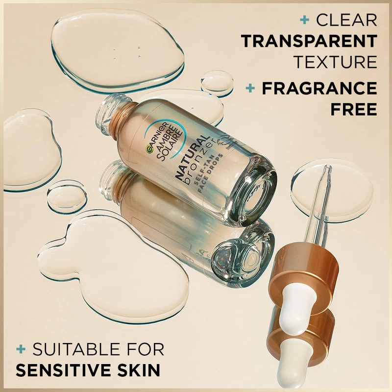 Garnier Ambre Solaire Natural Bronzer Self Tan Face Drops 30 ml