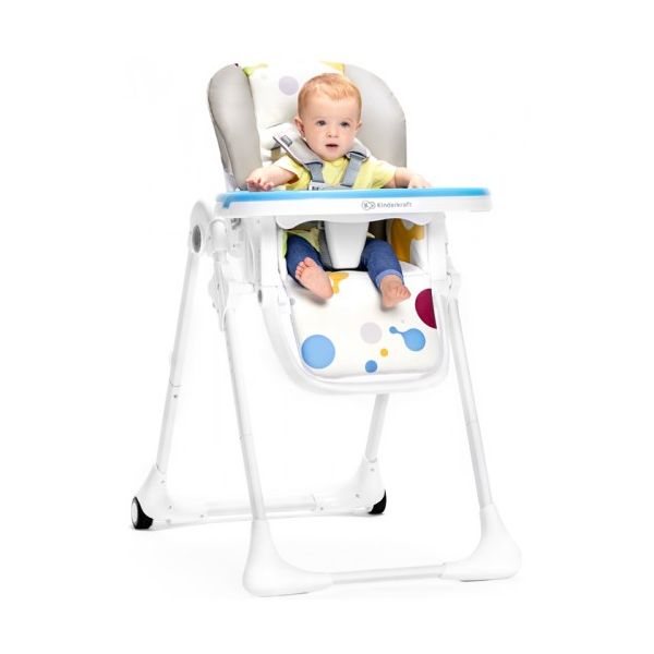 KinderKraft Cadeira Alta de Papa Yummy Cinza