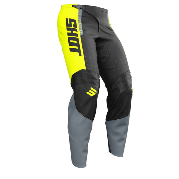 Shot - Pantalon enfant Draw Kid League Noir / Gris / Jaune fluo