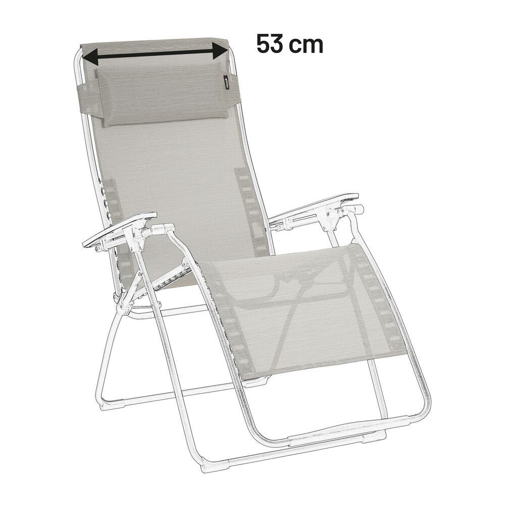 Relaxliege Ersatzteilset XL - 53 cm Rsx XL/Futura XL Batyline® Duo Grau Galet