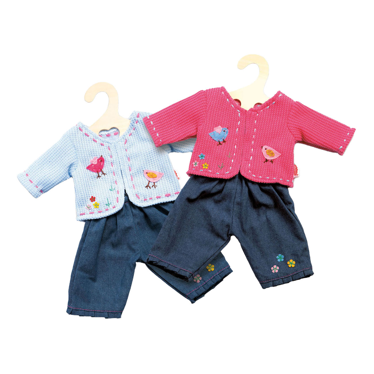 Jack met Spijkerbroek Roze, 28-35 cm