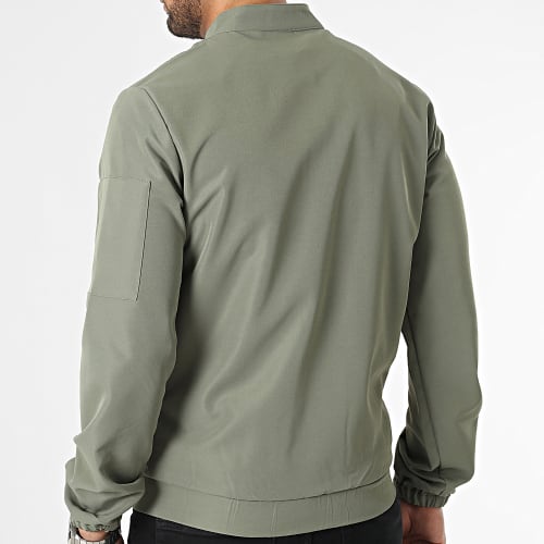 Veste Zippée Vert Kaki
