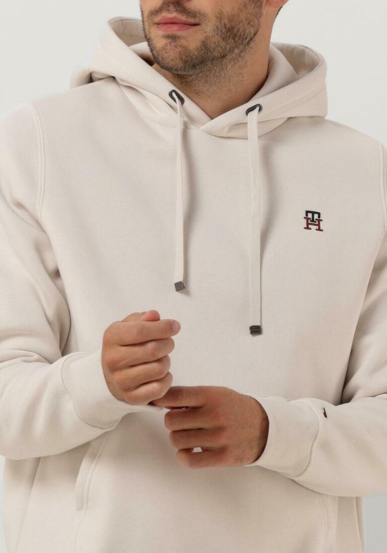 TOMMY HILFIGER gebroken wit tommy hilfiger sweater small imd hoody