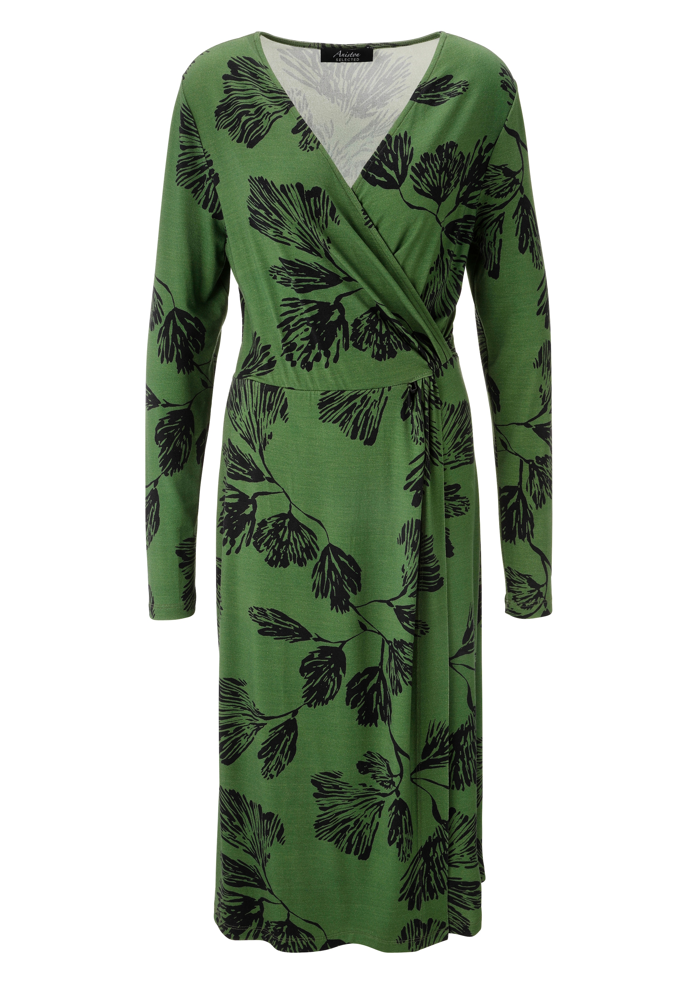 Aniston SELECTED Jerseykleid in Wickeloptik - NEUE KOLLEKTION