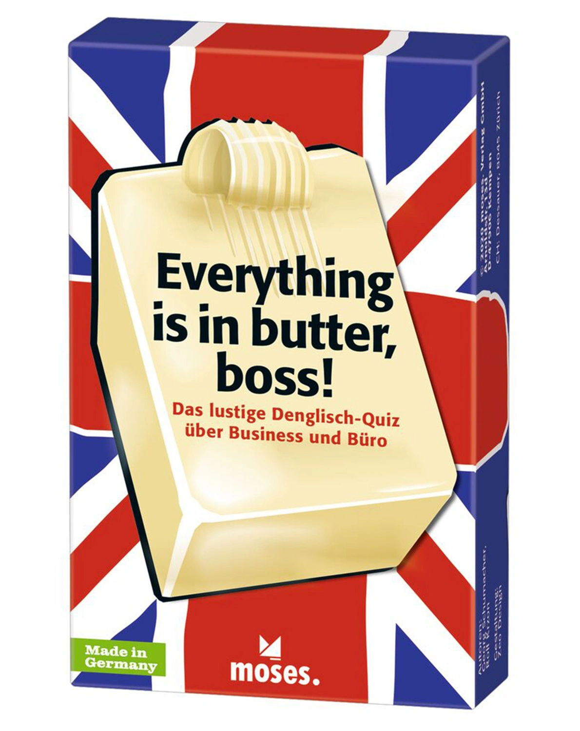 Quizspiel EVERYTHING IS IN BUTTER, BOSS! 81-teilig