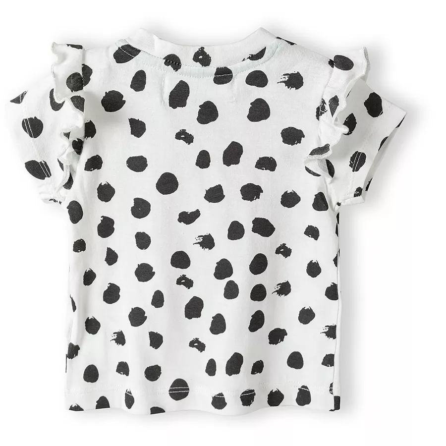 MINOTI T-Shirt und Leggings im Set CremeweißSchwarz
