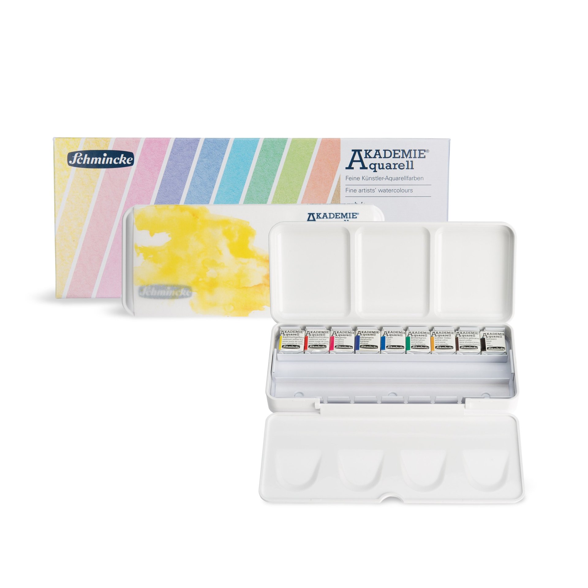 Schmincke Aquarellfarbe Akademie, Set