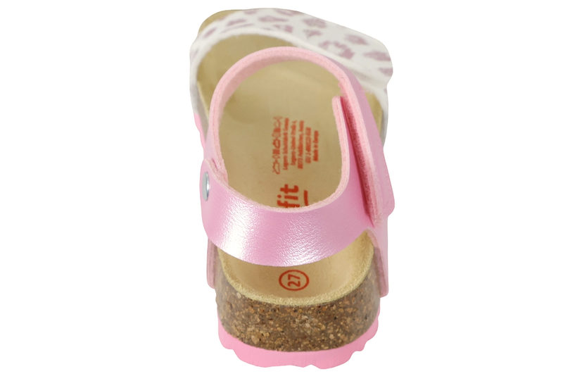 SUPERFIT SANDAL I LYSERØDT PU