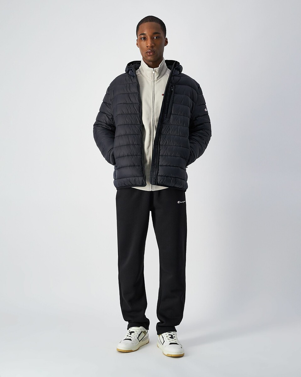 CHAMPION<br>Jaqueta curta de plumas com capuz