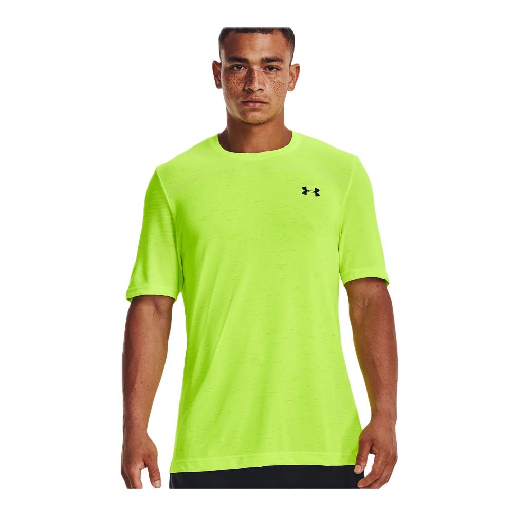 Under Armour UA SEAMLESS - Maillot Homme lime surge/black