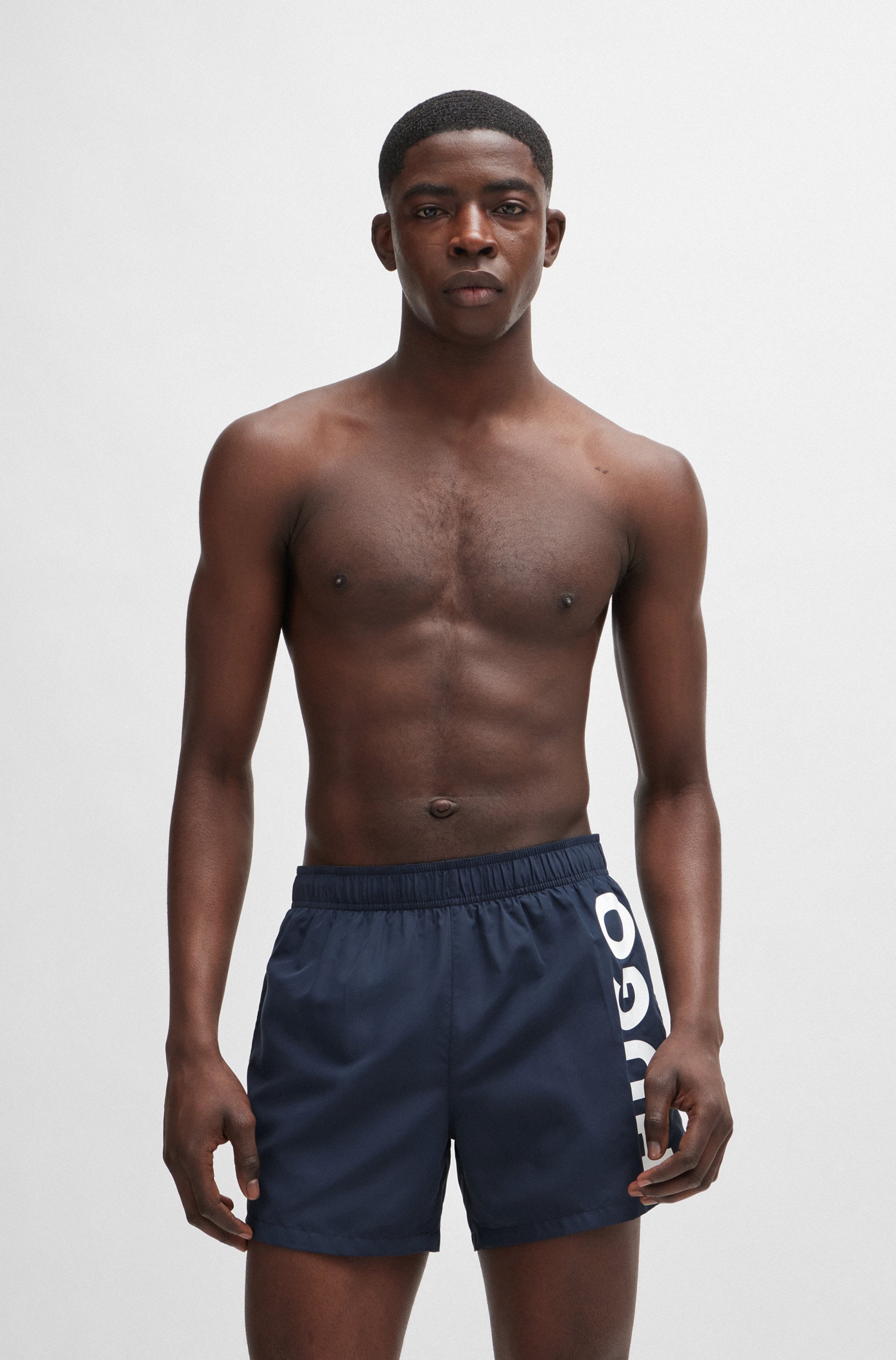 HUGO Underwear Badeshorts »ABAS«, seitlich mit grossem HUGO Logo-Print