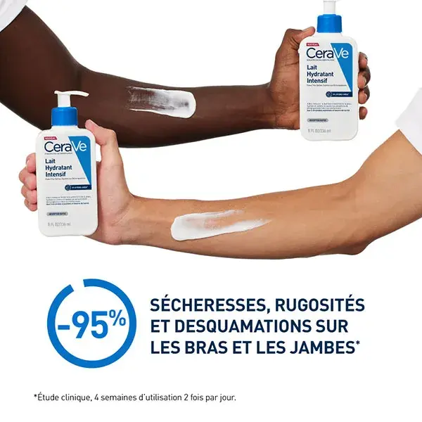 CeraVe Soins Lait Hydratant Intensif Peaux très sèches sujettes aux démangeaisons 236ml