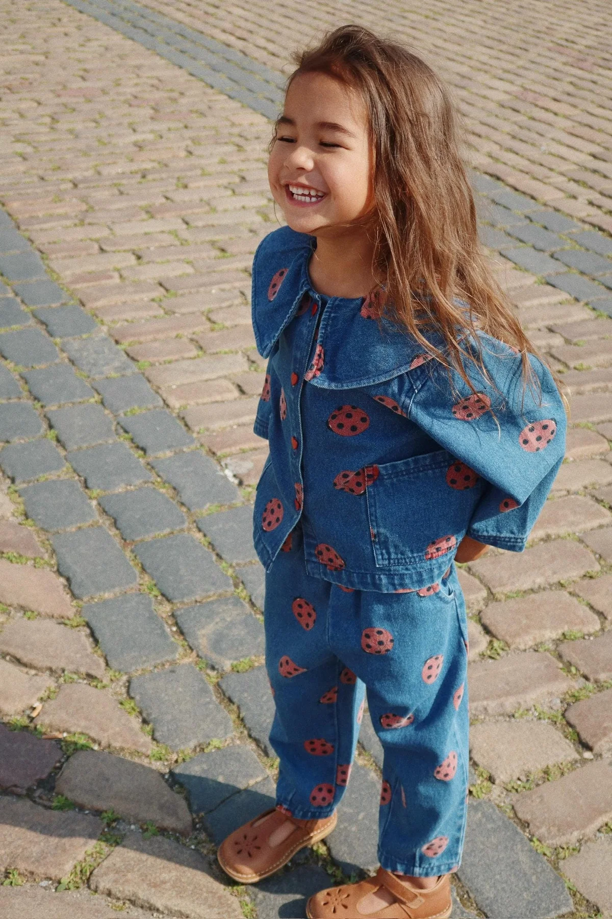 Konges Sløjd Magot Ladybug Denim Shirt Gots Ks102215