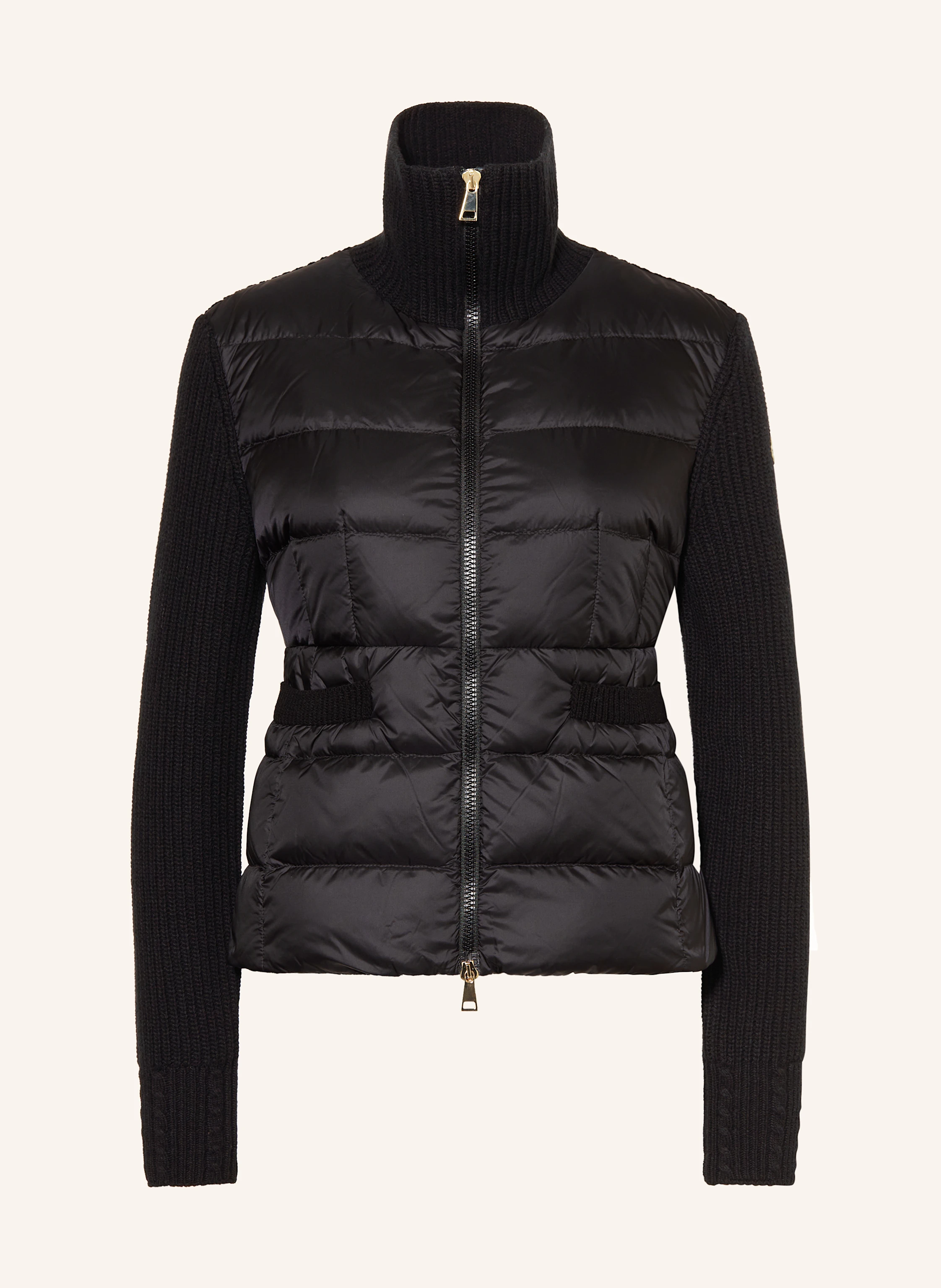 MONCLER Daunenjacke im Materialmix