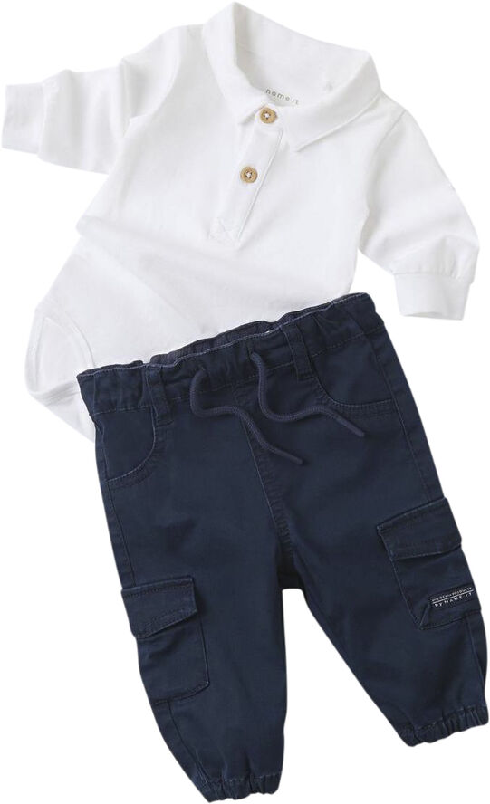 Name It NBMBEN CARGO R TWI PANT 1771-HI NOO Navy blazer