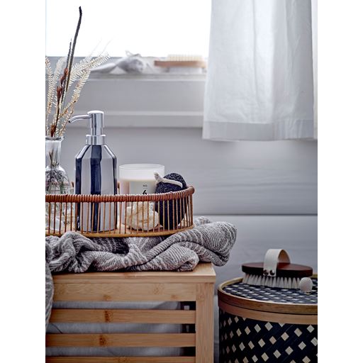 Bloomingville Ghina Plaid, Natur/Råhvid, 130x160 cm