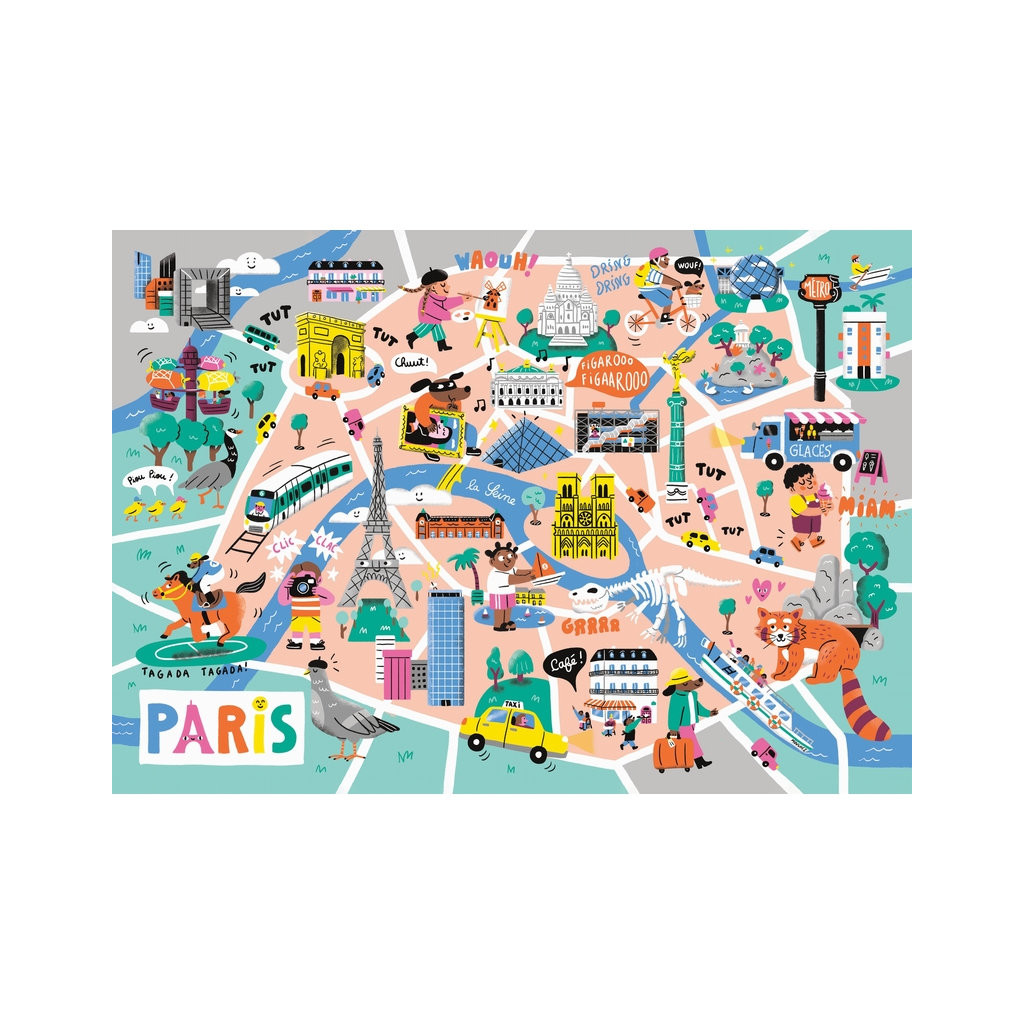 Puzzle Bois Fait Main - Balade à Paris
