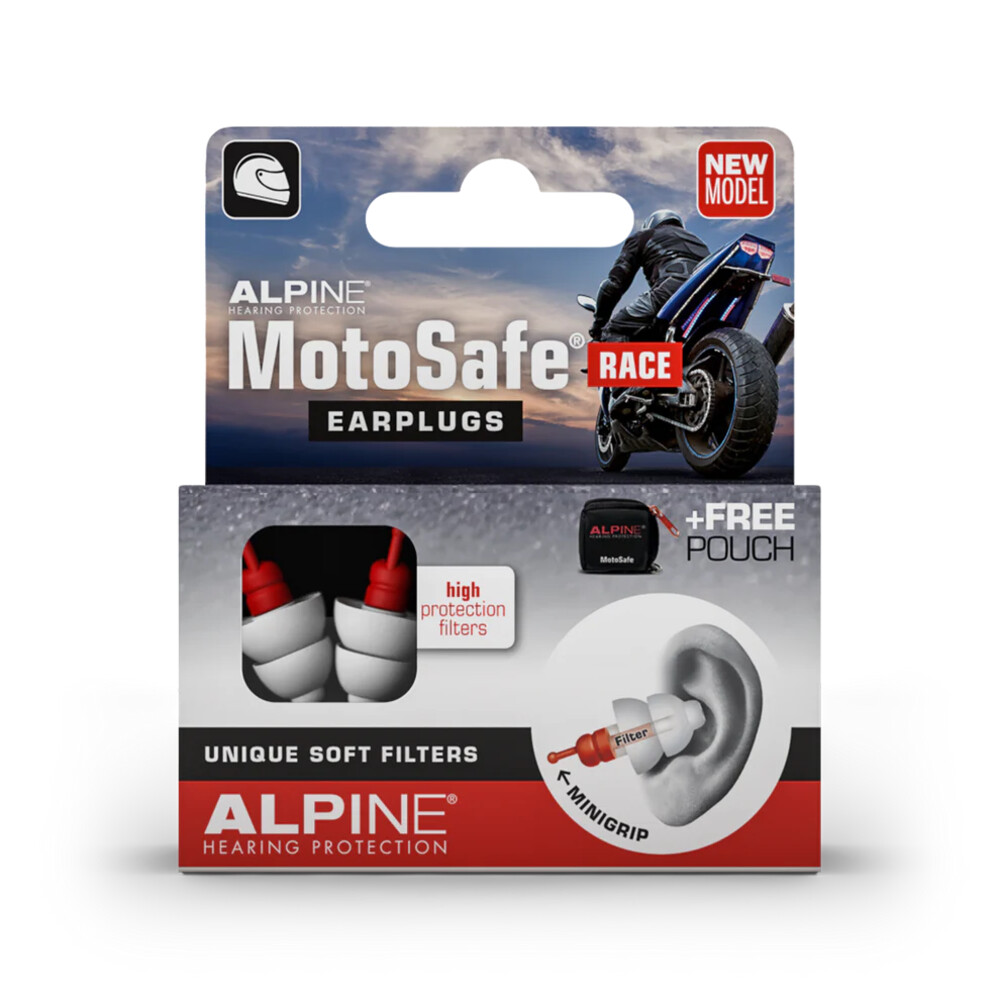 Alpine Oordopjes Motosafe Race1 set