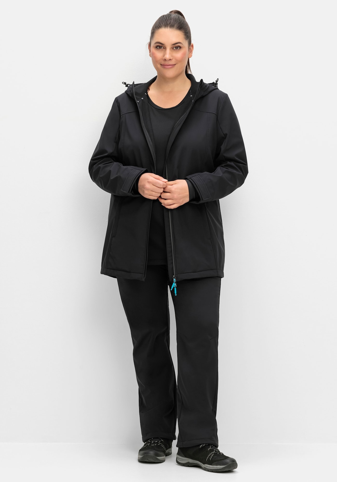Sheego Softshelljacke mitKapuze