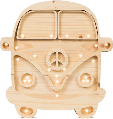 Little Lights Lampe Van, Wood