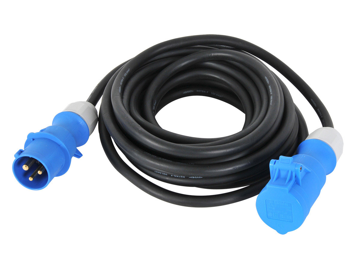 Schwabe 2,5 mm² CEE verlengkabel - 10 meter